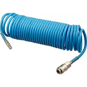 Příslušenství ke kompresoru VSK SPU-81275 Spirálová PU hadice 7,5 m, 8x12 mm, osazená rychlospojkami