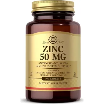 Solgar Zinek 50mg 100 tbl