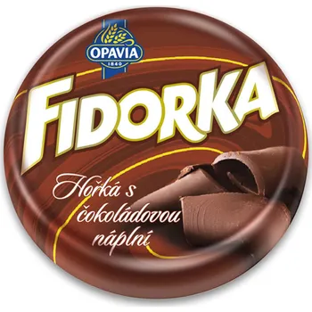 Opavia Fidorka Hořká s čokoládovou náplní 30g cena za kartonové balení (Kartonové balení : 30 ks)