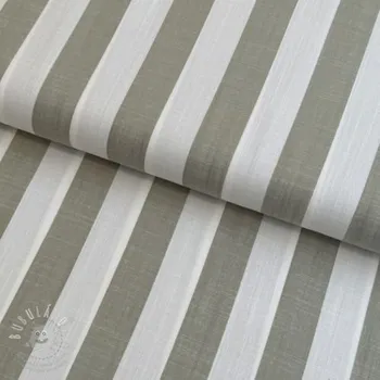 Viskóza YARN DYED Stripes BIG green