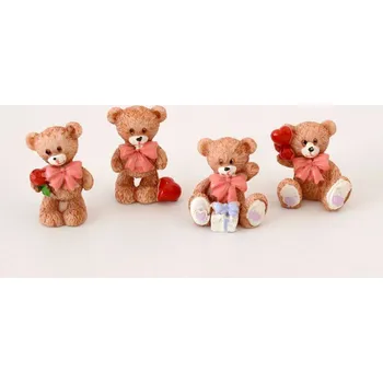 Dekorační mini figurka - Medvídek přání - vzor B