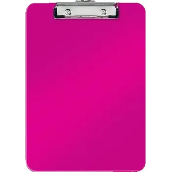 Podložka A4 s klipem růžová Leitz Wow