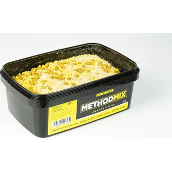 Návnadová surovina Návnada Krmení Method Mix Ananas N Mikbaits BA 700g
