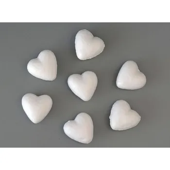 Polystyrenové MINI SRDÍČKO 3,8 x 4 cm