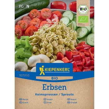 Semeno BIO Hrách setý - bio osivo na klíčky - 50 g