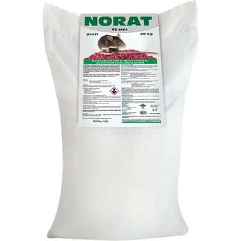Hubení hlodavce PelGar s.r.o. Norat 25 zrní 20 kg - nástraha na hlodavce