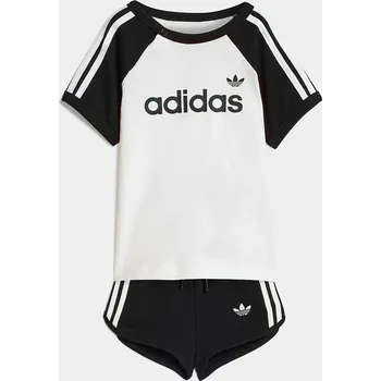 Dětská bavlněná souprava adidas Originals KD1055 bílá 00X, vel. 104