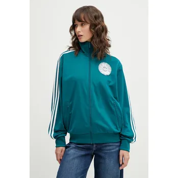 Dámské oblečení Mikina adidas Originals KR9319 tyrkysová 67X, vel. XXS