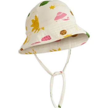 Klobouk Dětský bavlněný klobouk Mini Rodini Space 26265111 béžová 01X, vel. 52/54