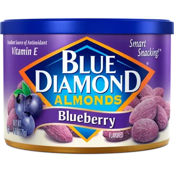 Blue Diamond mandle s borůvkovou příchutí 170 g