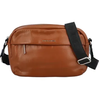 Kabelka Stylová dámská koženková crossbody Petros, koňaková