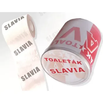 Žertovný předmět Toaletní papír Slávia – vtipný dárek pro fanoušky Sparty, návin 20 m