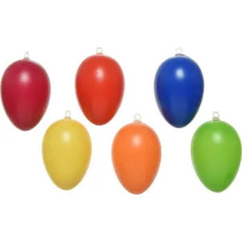 Velikonoční dekorace Ozdoba plastové vejce 20ks