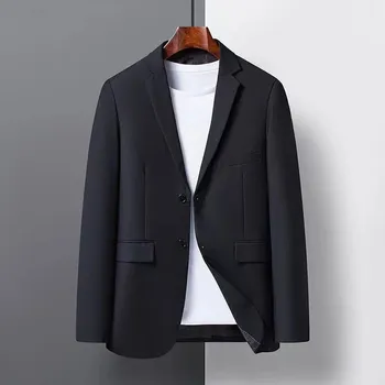 Best Fashion Pánské prodyšné sako pro cestování i společenské akce Barva: Černá, Velikost: XS