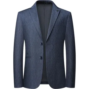 Best Fashion Pánské elegantní sako pro business i slavnosti Barva: Šedá, Velikost: M