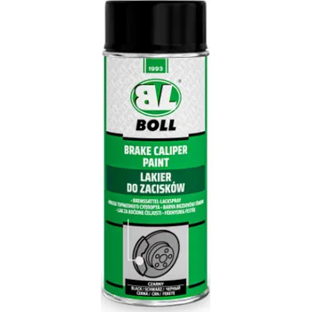 Barva ve spreji BOLL Sprej na brzdové třmeny, barva na brzdové třmeny, 400ml černý 001113