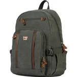 Značkový středně velký městský batoh zelený (GTB827)