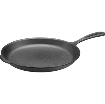 Pánev Skeppshult celo-litinová pánev 28cm s madlem 0280J, švédská (Skeppshult 0280J Celo-litinová pánvička s madlem na sporák, do trouby i grilu, průměr 28 cm)