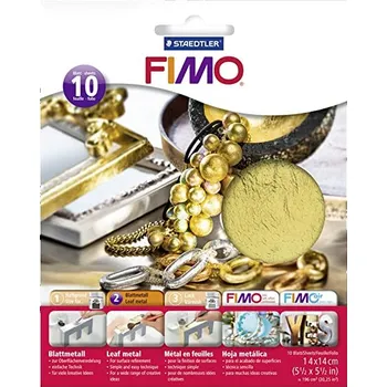 Modelovací hmota Fimo kovové plátky - zlaté
