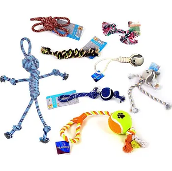 Hračka pro psa PetProducts Sada hraček pro psy - Lanové radovánky