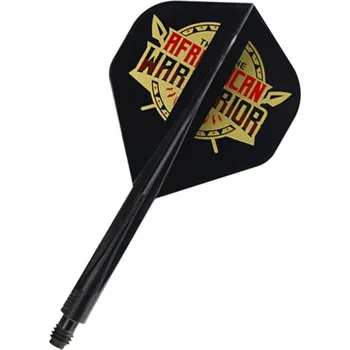 Příslušenství pro šipky LETKY CONDOR AXE Standard NO2 AFRICAN WARRIOR 2 BLACK Velikost: Standard, Délka: M