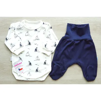 Kojenecká souprava AMÁLKA Bavlněná, kojenecká souprava, lodičky Velikost: 56