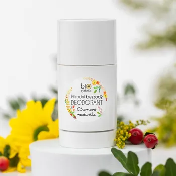 BIORYTHME Přírodní bezsodý deodorant Citronová meduňka - MEGA balení 80 g