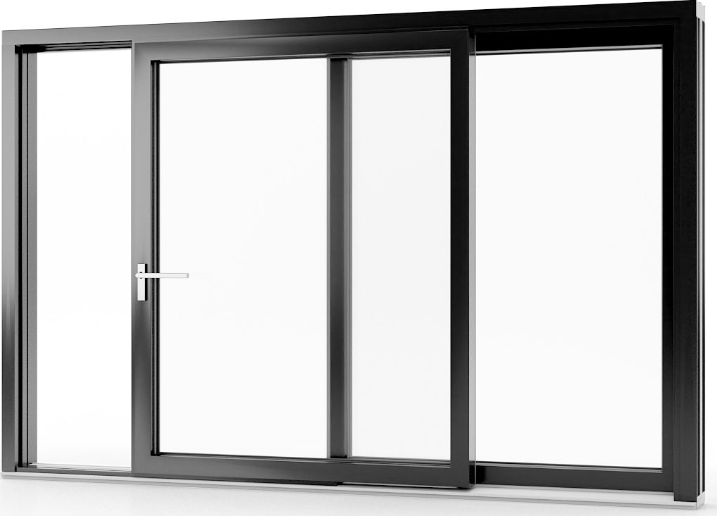 HS portál Aluplast 85 mm – terasové zdvižně-posuvné dveře 240 cm BARVA PROFILU: Bílá ., VÝŠKA: 200 cm Doprava zdarma