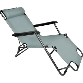 Zahradní lehátko Zahradní rozkládací lehátko LEON - antracit
