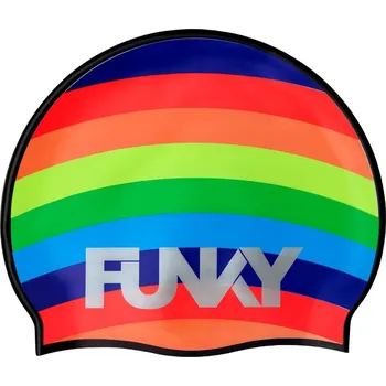 Plavecká čepice FUNKY Rainbowie Silicone Cap