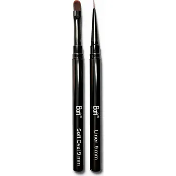 Kosmetický štětec BAFI Sada štětců na gel Oval & Liner - 2 ks