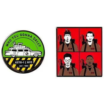 Knoflík Ghostbusters "Who You Gonna Call" Metal Enamel Pin Badges