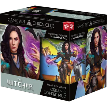 Hrnek Game Art - The Witcher Yennefer & Salvador Dali 450 ml