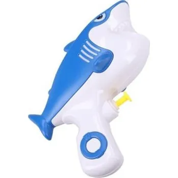 Dětská zbraň Vodní pistole žralok stříkající plast 13,5cm