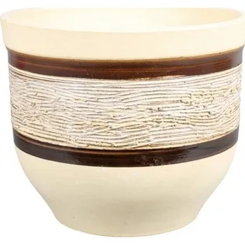 Pěstitelství Květináč MONARDA drápaný pruh 30cm