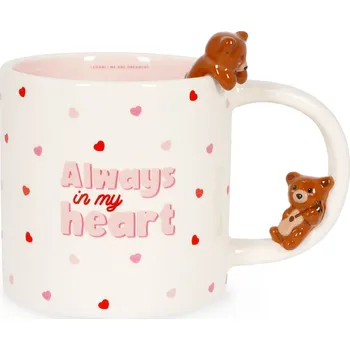 Legami Stoneware Mug - Too Cute To Handle - Teddy Bear 350ml