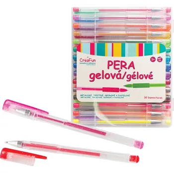 CreaFun - Gelová pera 30 barev