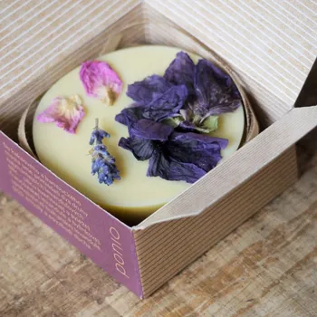 Masážní přípravek Ponio Masážní kostka Dvojitá levandule 50 g