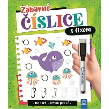 omalovánky Zábavné číslice s fixem - První psaní