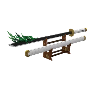 ostatní stavebnice OEM MOULD KING 10258 - Bílá katana -1674 Dílků