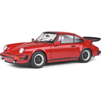 Hračka Porsche 911 (930) Carrera 3,2 1984 červená Indická 1:18 Solido Reedice, horší kvalita!