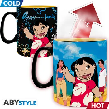 Abystyle Hrnek měnící se teplem - DISNEY Lilo & Stitch 460 ml Lilo a Stitch