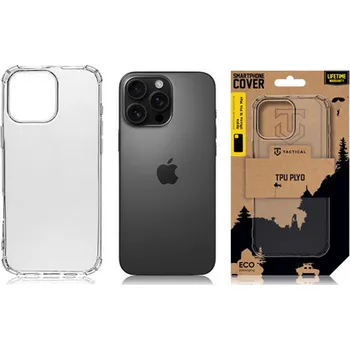 Pouzdro na mobilní telefon Tactical TPU Plyo Kryt pro Apple iPhone 16 Pro Max Transparent