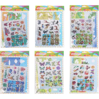 kreativní sada Kreativní set 2v1 20x34 cm, omalovánky + nálepky