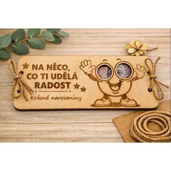 Dary dřeva Dřevěná obálka na peníze - univerzální