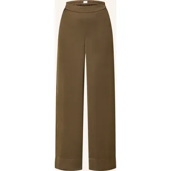 Dámské kalhoty Mac Dámské Saténové Kalhoty Coralie, khaki, 44