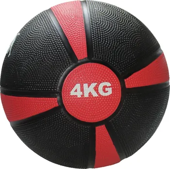 Medicinbal Merc sport Medicinální míč 4 kg – gumový červený Cena za odběr více kusů: 11 a více kusů