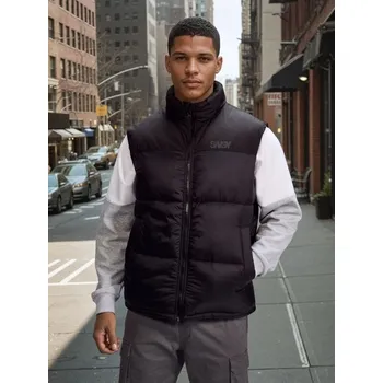 Pánská vesta Sinsay - Prošívaná vesta - černá - 173HM-99X - 173HM-99X-L