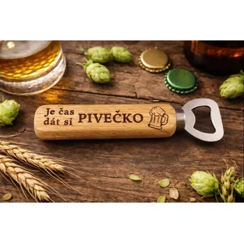 Otvírák Dary dřeva Originální dřevěný otvírák na pivo