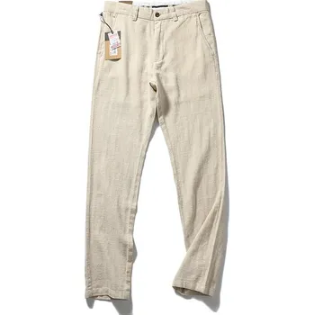 Pánská móda Best Fashion Pánské volné kalhoty z prodyšného materiálu Barva: Khaki, Velikost: 33